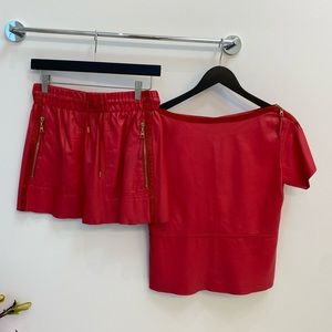 Authentic leather Louis Vuitton set